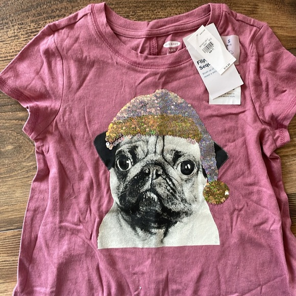 Girls Old Navy Christmas t-shirt, size small - Picture 2 of 5